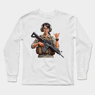 Tactical Girl Long Sleeve T-Shirt